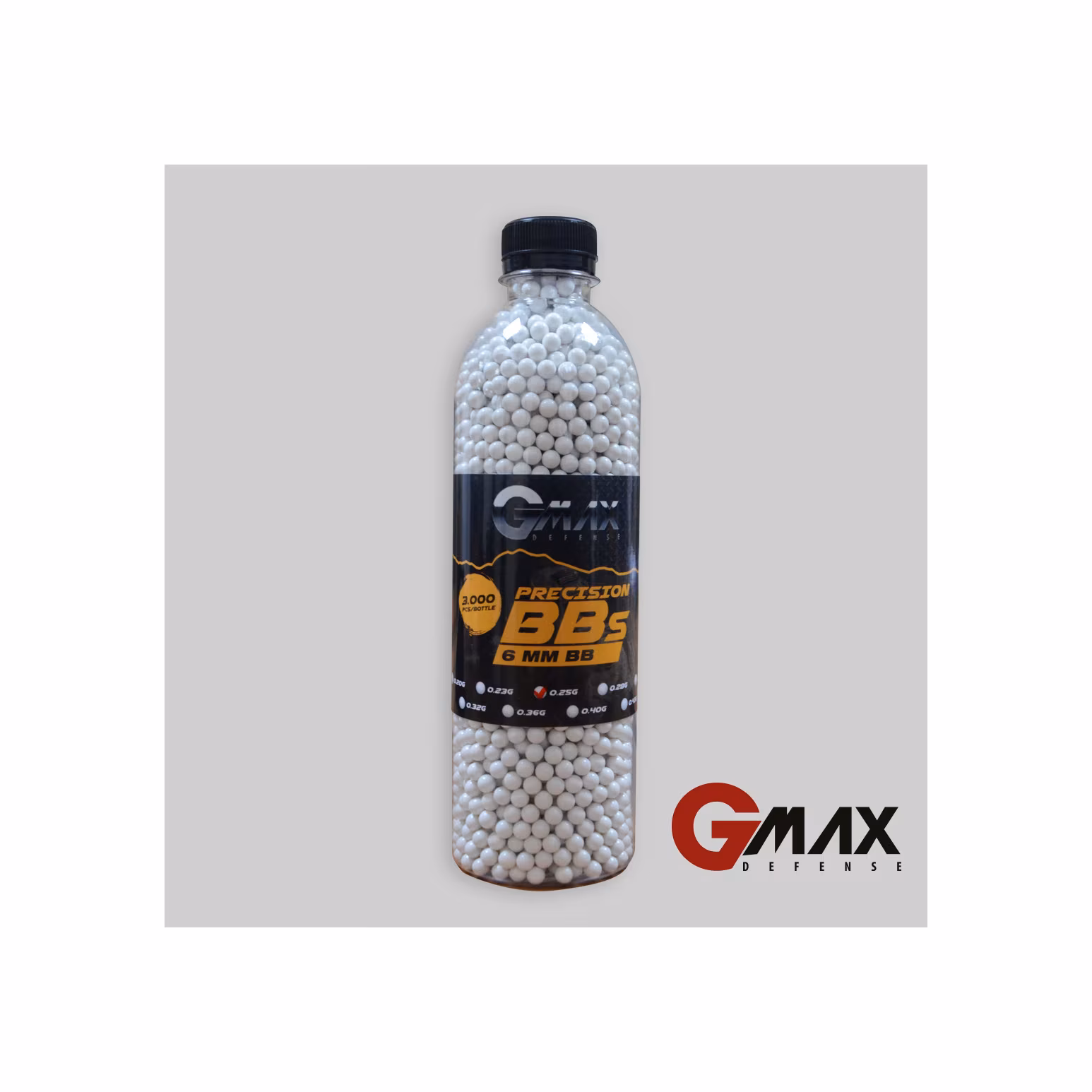 GMAX DEFENSE 0,25 GRAM 6MM AİRSOFT BB 3000 ADET