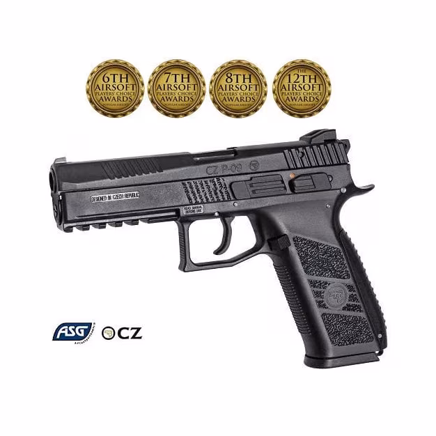 ASG CZ P09 SİYAH BLOWBACK AIRSOFT TABANCA (ÖDÜLLÜ) 18116