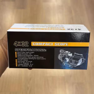 COMET 4×32 TAKTİKAL IŞIKLI TÜFEK DÜRBÜNÜ + GEZ ARPACIK TAKIMI (TD016)